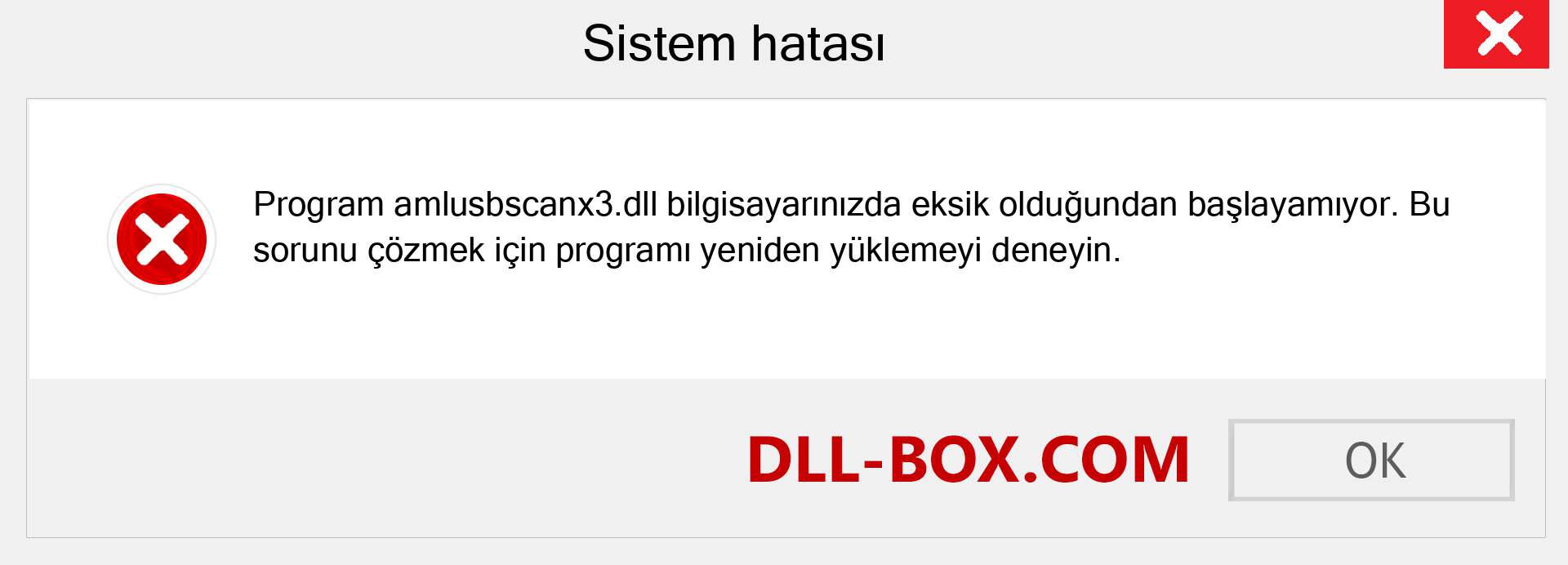 amlusbscanx3.dll dosyası eksik mi? Windows 7, 8, 10 için İndirin - Windows'ta amlusbscanx3 dll Eksik Hatasını Düzeltin, fotoğraflar, resimler